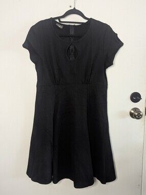Steady Clothing Keyhole Cap Sleeve Dress 1XL No Pockets